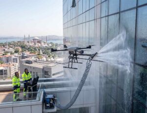 Drone ile Paşabahçe dış cephe yıkama hizmetleri