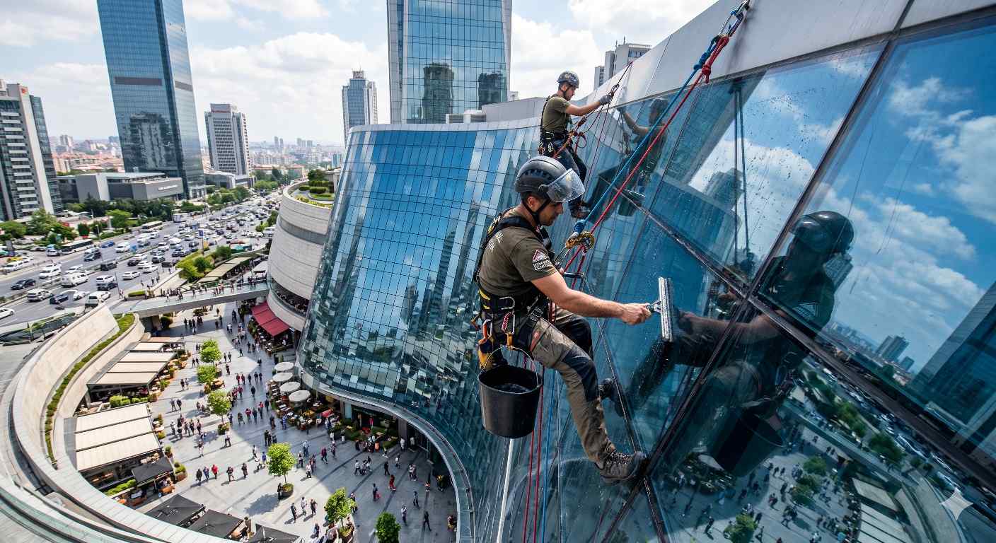 Profesyonel Aksaray dış cephe cam temizliği hizmetleri