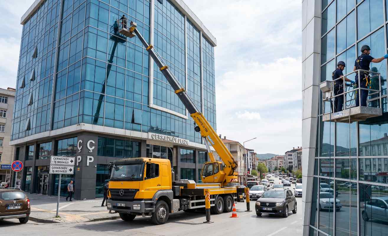 Cephe temizliği çalışmaları