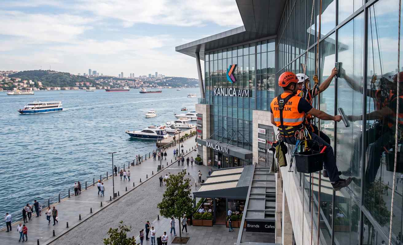 Kanlıca dış cephe ve cam temizliği