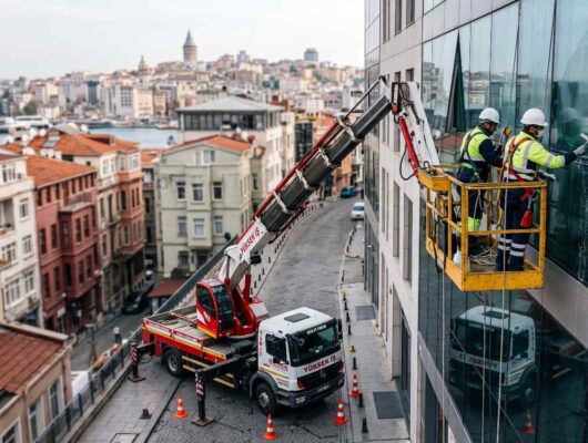 Tophane dış cephe ve cam temizliği hizmetleri